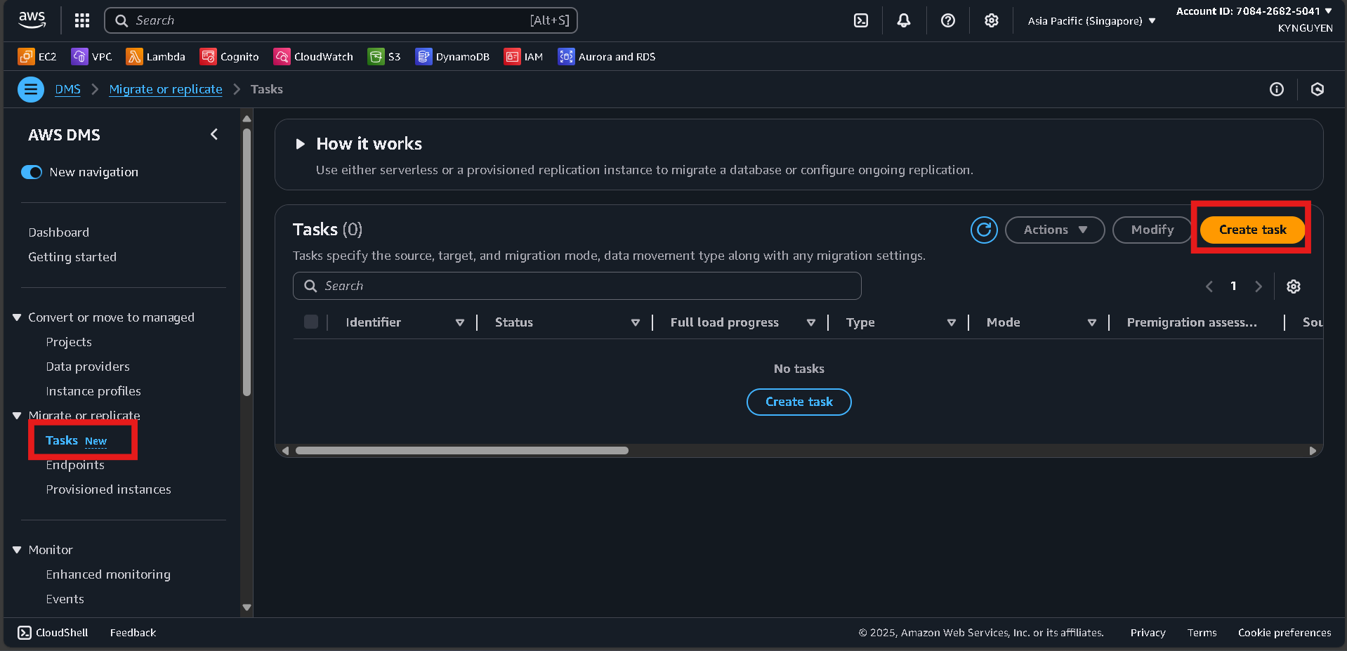 Create Database Security Group